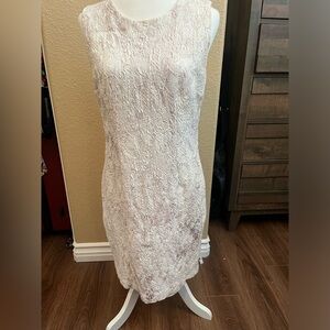Beautiful White & Violet Elie Tahari Dress
